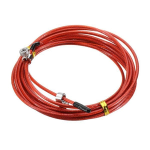 Cable de remplacement de corde a sauter crossfit rouge