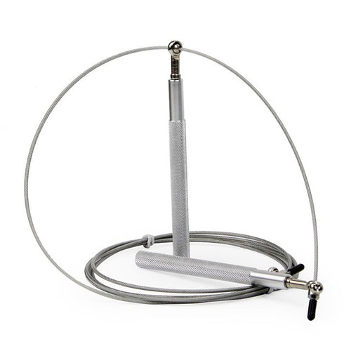 Corde à sauter de sport de crossfit chrome