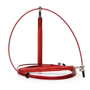Corde à sauter de sport pour le crossfit rouge