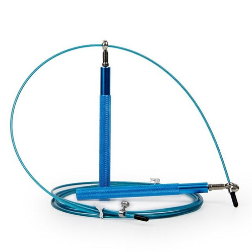 Corde à sauter de sport de crossfit bleu