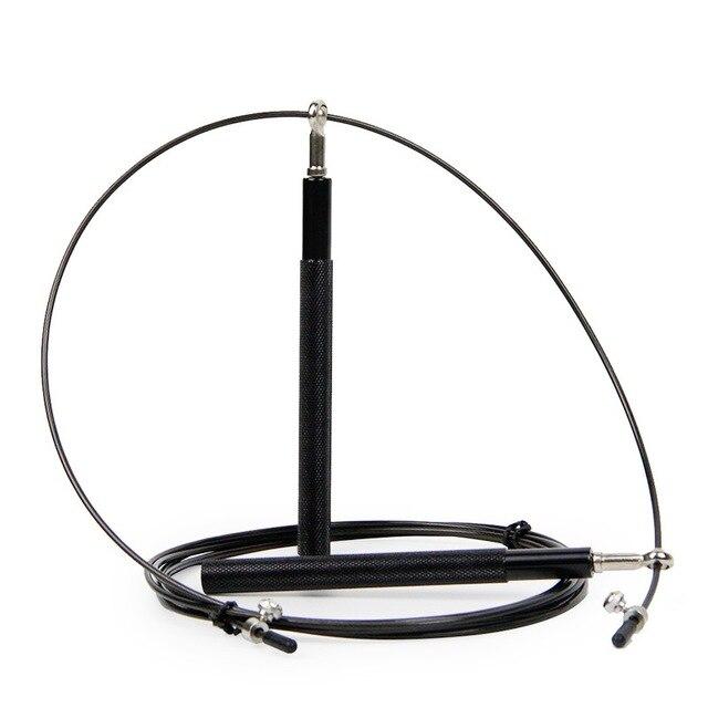 Corde à sauter de sport pour le crossfit noire