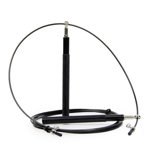 Corde à sauter de sport de crossfit noire