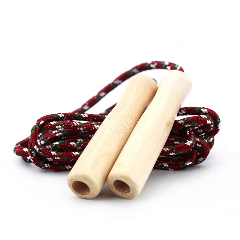 Corde a sauter en bois