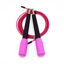 Charger l&#39;image dans la galerie, corde a sauter cable acier rose
