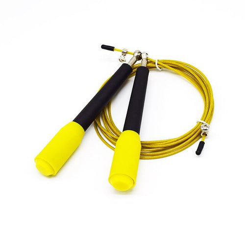 Corde à sauter crossfit cable acier jaune rogue