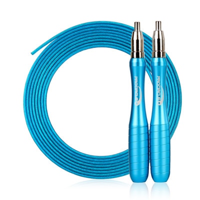 Corde a sauter crossfit rapide bleu
